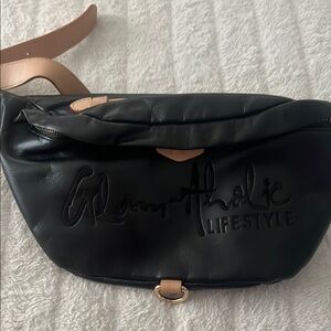 Glam-Aholic Lifestyle Black Belt Bag